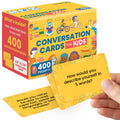 Prompta 400 Conversation Cards for Kids – Engage Kids, Laugh, and Grow Closer During Family Dinner, Game Night, and Road Trips