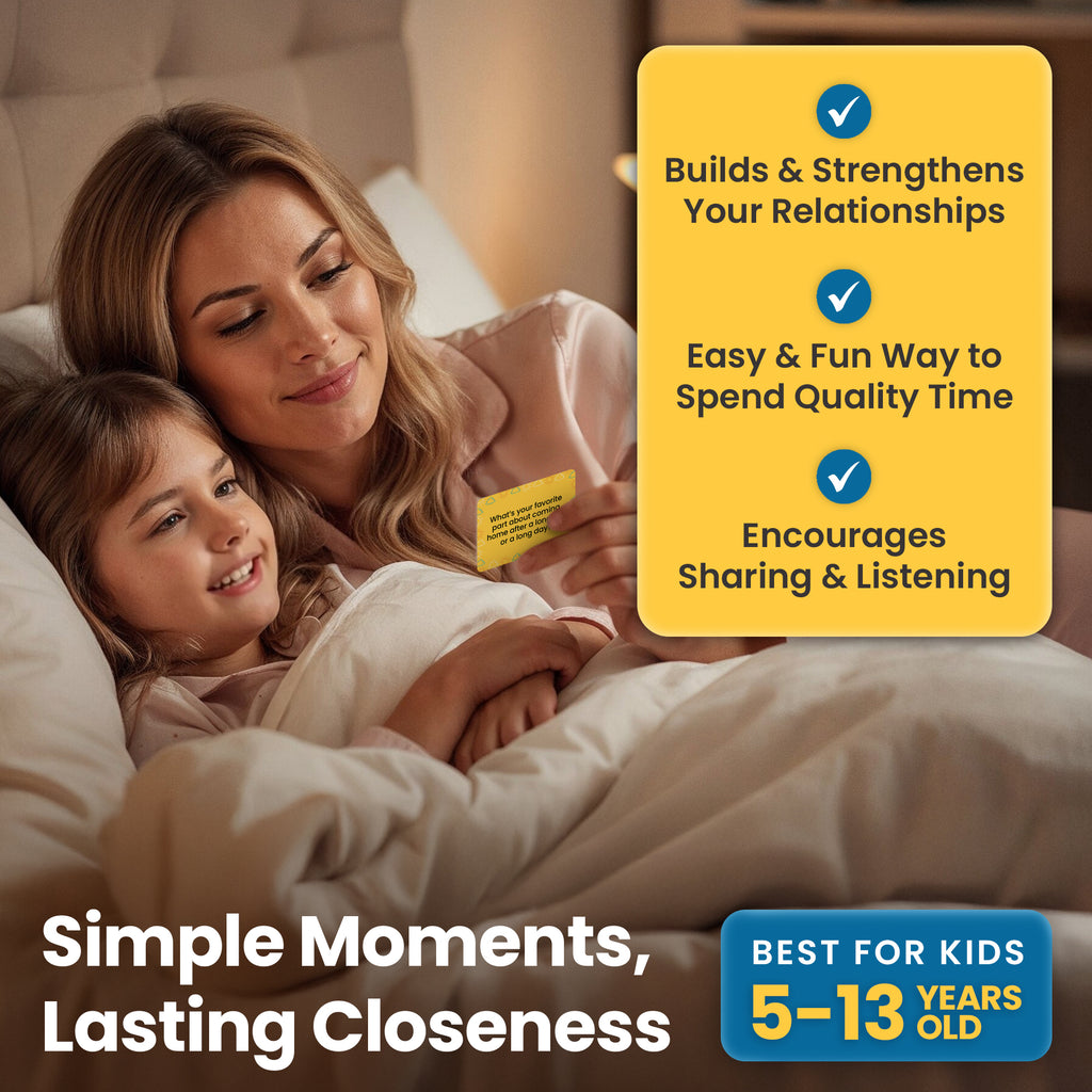Prompta 400 Conversation Cards for Kids – Engage Kids, Laugh, and Grow Closer During Family Dinner, Game Night, and Road Trips