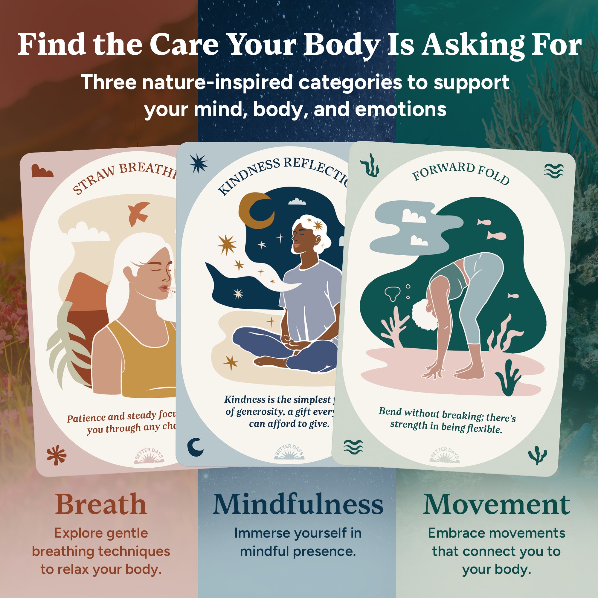 Resplendawn 60 Somatic Therapy Exercises – Breathwork, Mindfulness, and Gentle Movement Techniques To Soothe Stress