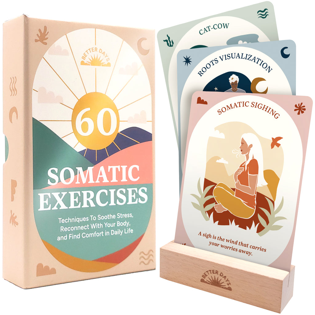 Resplendawn 60 Somatic Therapy Exercises – Breathwork, Mindfulness, and Gentle Movement Techniques To Soothe Stress